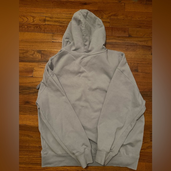 Brandy Melville Light Blue Zip-Up Sweater - Picture 2 of 3